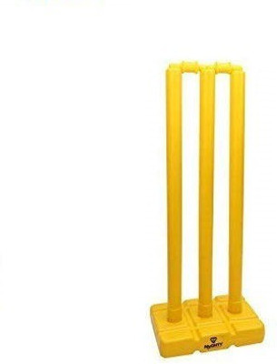 Forgesy Kid's Plastic Cricket Stump Wicket Set (Yellow)(Yellow)