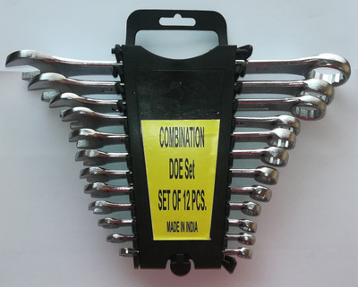 zycon High Quality Material Double Sided Combination Wrench Set Double Sided Rachet Wrench Set_12 Double Sided Combination Wrench(Pack of 1)