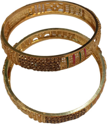 LEP Metal Bangle Set(Pack of 2)