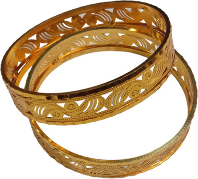 LEP Metal Bangle Set(Pack of 2)