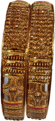 LEP Metal Bangle Set(Pack of 2)
