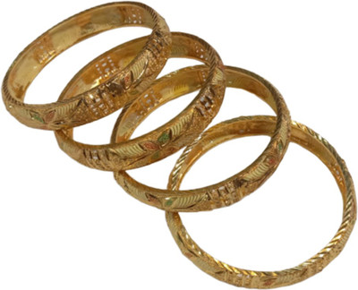 LEP Metal Bangle Set(Pack of 4)