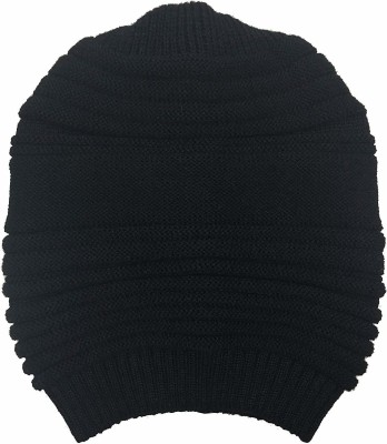 MENTER Solid Beanie Cap