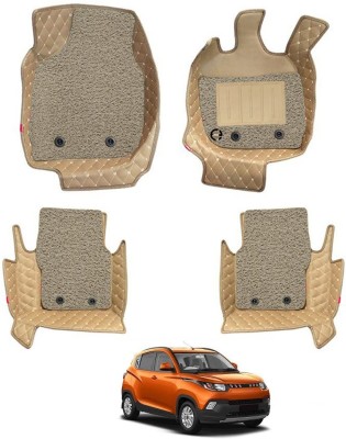 elegant Leatherite 7D Mat For  Mahindra KUV 100(Beige)