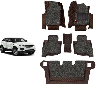 elegant Leatherite 7D Mat For  Range Rover Range Rover Evoque(Black, Red)