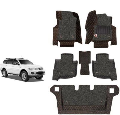 elegant Leatherite 7D Mat For  Mitsubishi Pajero Sport(Black, White)