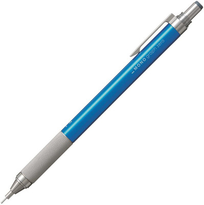 TONBOW Mechanical Pencil Sharp Mono Graph Zero 0.5 mm DPA-162C Pencil(Set of 1, Light Blue)