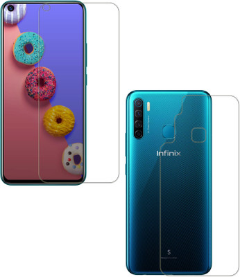 Khushal Front and Back Screen Guard for infinix s5(Pack of 2)