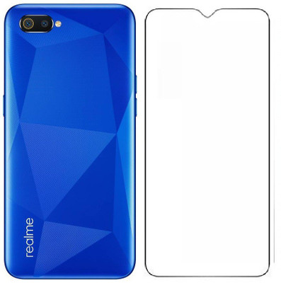 Mobizworld Tempered Glass Guard for Realme C2(Pack of 1)