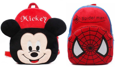 A Little Swag BM-combo micky red & spider red_149 12 L Backpack(Red)