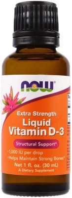 Now Foods Liquid Vitamin D-3, Extra Strength, 1,000 IU, 1 fl oz (30 ml)(30 ml)