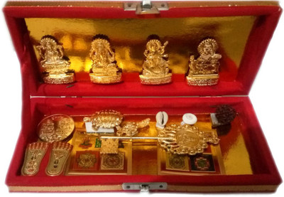 Jitramitra Art Shri Dhan Kuber Lakshmi Yantra Brass Yantra(Pack of 1)