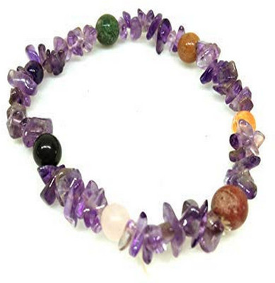 Jet International Stone Amethyst Bracelet