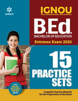 15 Practice Sets Ignou B.Ed Entrance Exam 2020(English, Paperback, unknown)