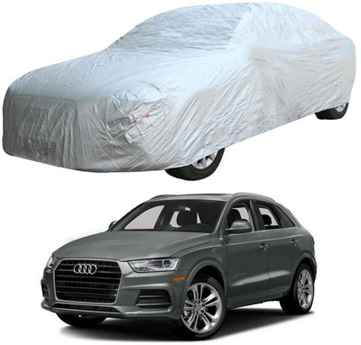 Oshotto Car Cover For Audi Q3 (Without Mirror Pockets)(Silver)