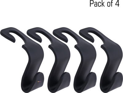 Kurtzy Car Backseat Head Rest Hook/Hanger, Plastic Storage Holder for Groceries, Handbags, Coat, Purse and Bags Car Storage Bag & Bin(12 L)