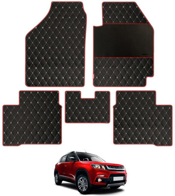 elegant Leatherite Standard Mat For  Maruti Suzuki Vitara Brezza(Black, Red)