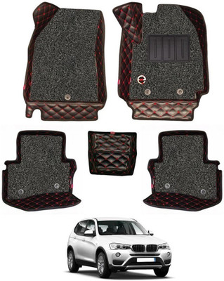 elegant Leatherite 7D Mat For  BMW X3(Black, Red)
