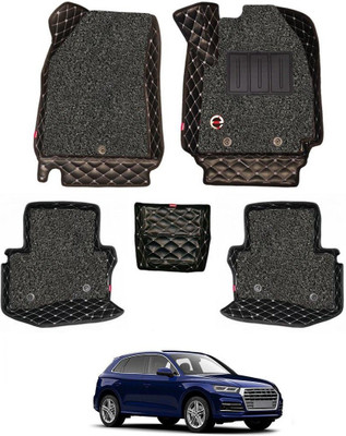 elegant Leatherite 7D Mat For  Audi Q5(Black, White)