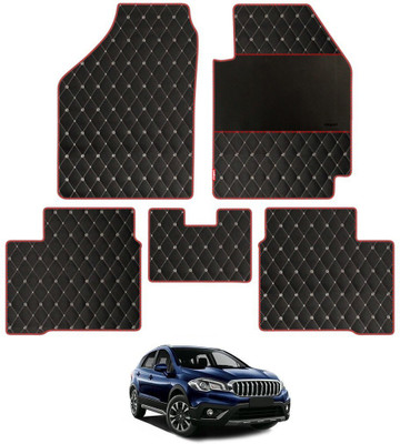 elegant Leatherite Standard Mat For  Maruti Suzuki S-Cross(Black, Red)