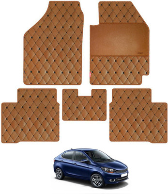 elegant Leatherite Standard Mat For  Tata Tigor(Brown)