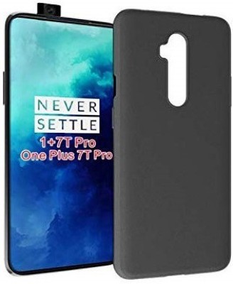 Caseline Back Cover for Oneplus 7T Pro(Black, Grip Case, Silicon, Pack of: 1)