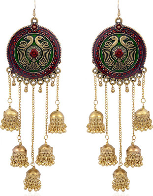 Darsha Collections Drop and dangle fancy earrings Alloy Drops & Danglers
