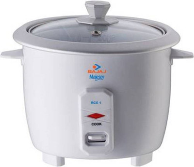 Bajaj Majesty New RCX 5 Multifunction Cooker Electric Rice Cooker(1.8 L, Whie)