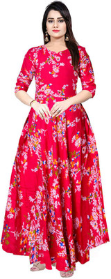 MUDRIKA Anarkali Gown(Multicolor)