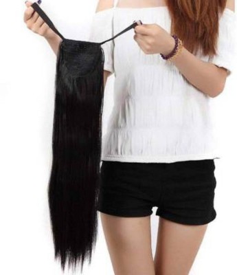 HAVEREAM Natural black straight ribbon ponytail Hair Extension