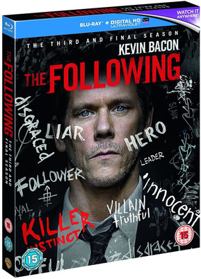 The Following: The Complete Season 3 (Blu-ray + Digital Download + UV Copy) (3-Disc Box Set) (Region Free + Slipcase Packaging + Fully Packaged Import)(Blu-ray English)