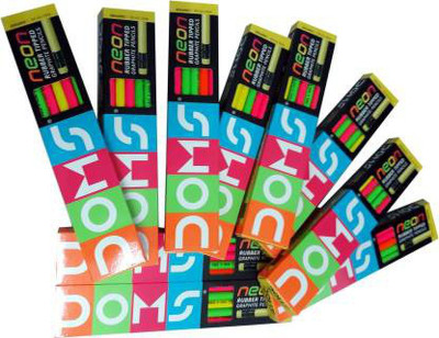 DOMS Rubber Tipped Pencil Pencil(Multicolor)