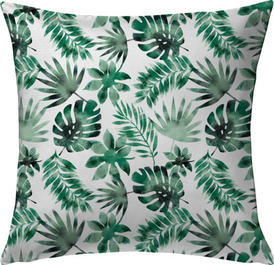 OASIS Polyester Fibre Nature Cushion Pack of 1(Green)