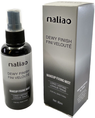 maliao DEWY FINISH MAKE-UP FIXING MIST FOR ALL SKIN TYPES Primer  - 80 ml(TRANSPARENT)
