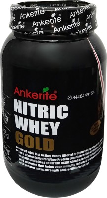Ankerite Nitric Whey Gold : Extra Power Of & Whey Protein Whey Protein(1 kg, Milk Chocolate)
