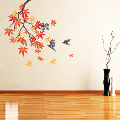 SUDARSHAN STICKER 72 cm Beautiful Abstract Design Wall Sticker 72cm x 76cm Self Adhesive Sticker(Pack of 1)