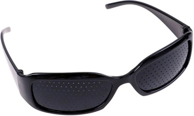 Digital Shoppy Rectangular Sunglasses(For Men & Women, Black)