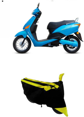 Hynak Two Wheeler Cover for Hero(Electric Optima, Yellow, Black)