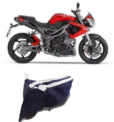 Hynak Two Wheeler Cover for DSK Benelli(TNT R, White, Black)