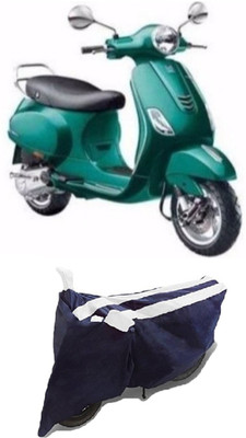 Carrogen Two Wheeler Cover for Piaggio(Vespa VXL, White, Black)