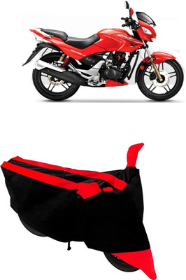 Hynak Two Wheeler Cover for Honda(CBZ Extreme, Red, Black)