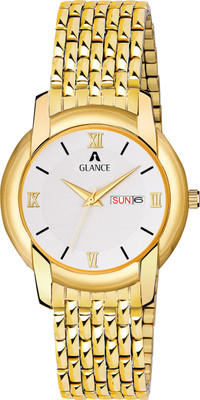 Aglance AG 7954YM01W DATE & DAY WITH LONG LAST GOLD PLATED WATCH FOR MEN AG 7954YM01W DATE & DAY WITH LONG LAST GOLD PLATED WATCH FOR MEN Analog Watch  - For Men