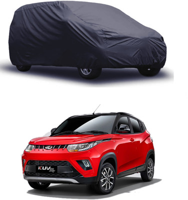 E mart Car Cover For Mahindra KUV100 (Without Mirror Pockets)(Grey)
