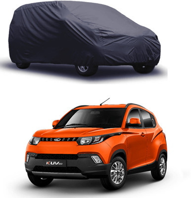 ERcial Store Car Cover For Mahindra KUV100 (Without Mirror Pockets)(Grey)