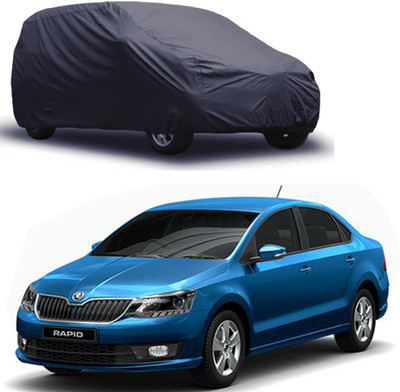 ABS AUTO TREND Car Cover For Skoda Rapid (Without Mirror Pockets)(Grey)