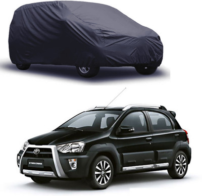 ABS AUTO TREND Car Cover For Toyota Etios Cross (Without Mirror Pockets)(Grey)