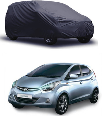 ABS AUTO TREND Car Cover For Hyundai Eon (Without Mirror Pockets)(Grey)