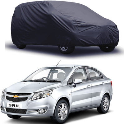 ABS AUTO TREND Car Cover For Chevrolet Sail (Without Mirror Pockets)(Grey)