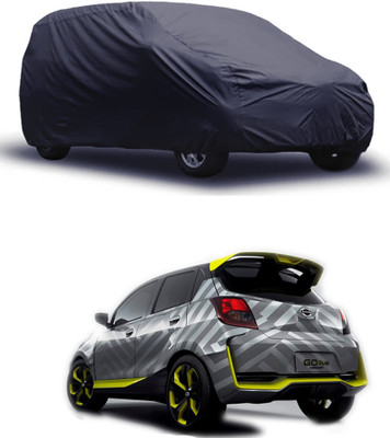 ABS AUTO TREND Car Cover For Datsun Go (Without Mirror Pockets)(Grey)
