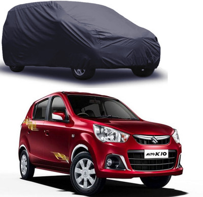 ABS AUTO TREND Car Cover For Maruti Suzuki Alto K10 (Without Mirror Pockets)(Grey)